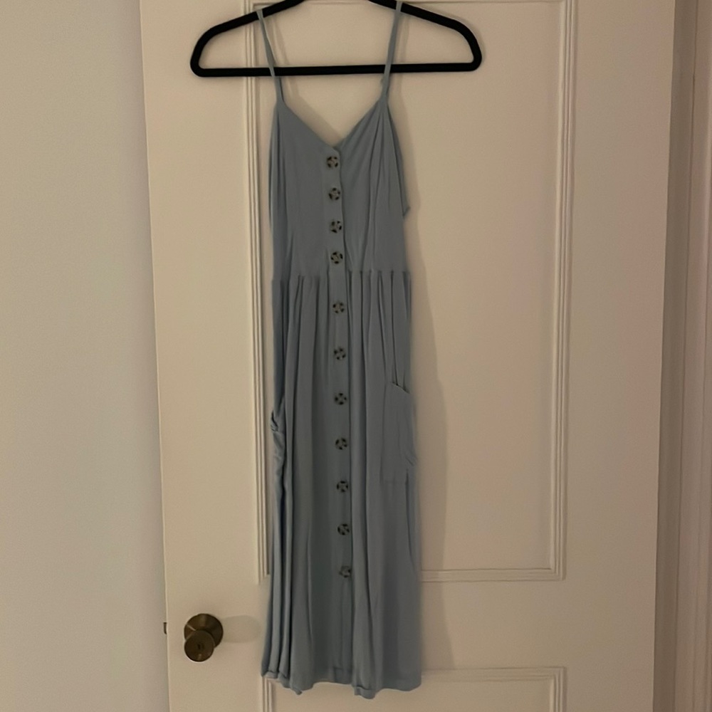 Linen Midi Dress